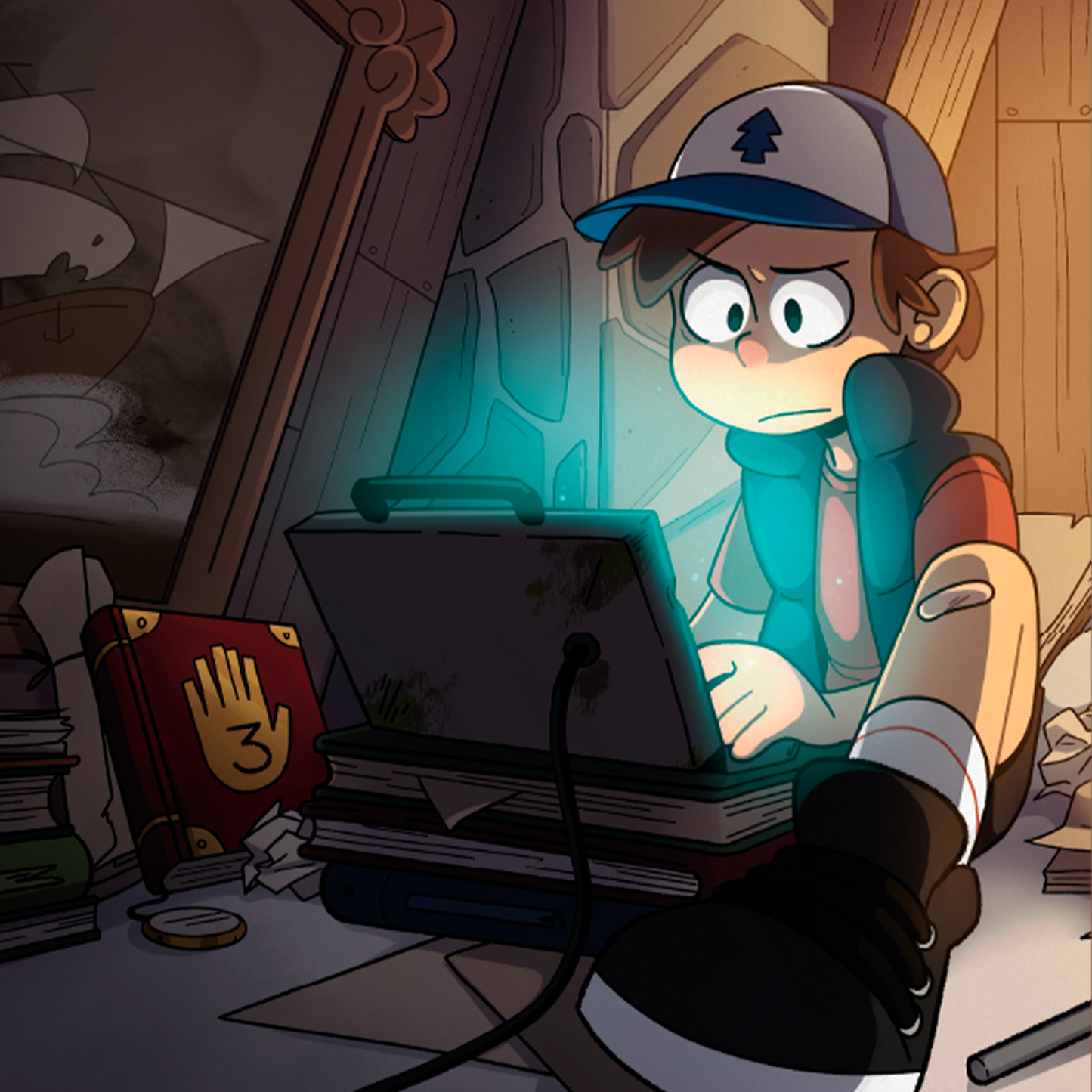 Dipper Pines PRINT - Gravity Falls