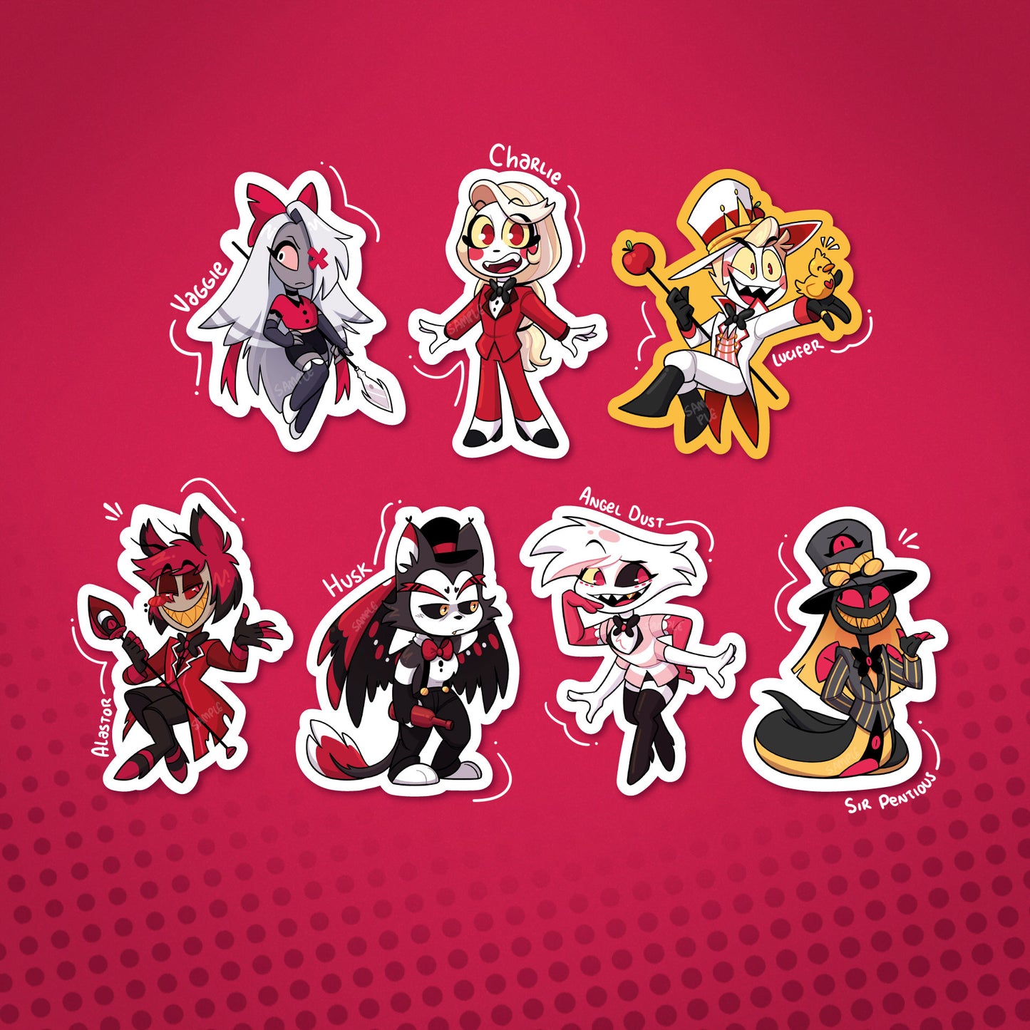 Hazbin Hotel Stickers - HELL
