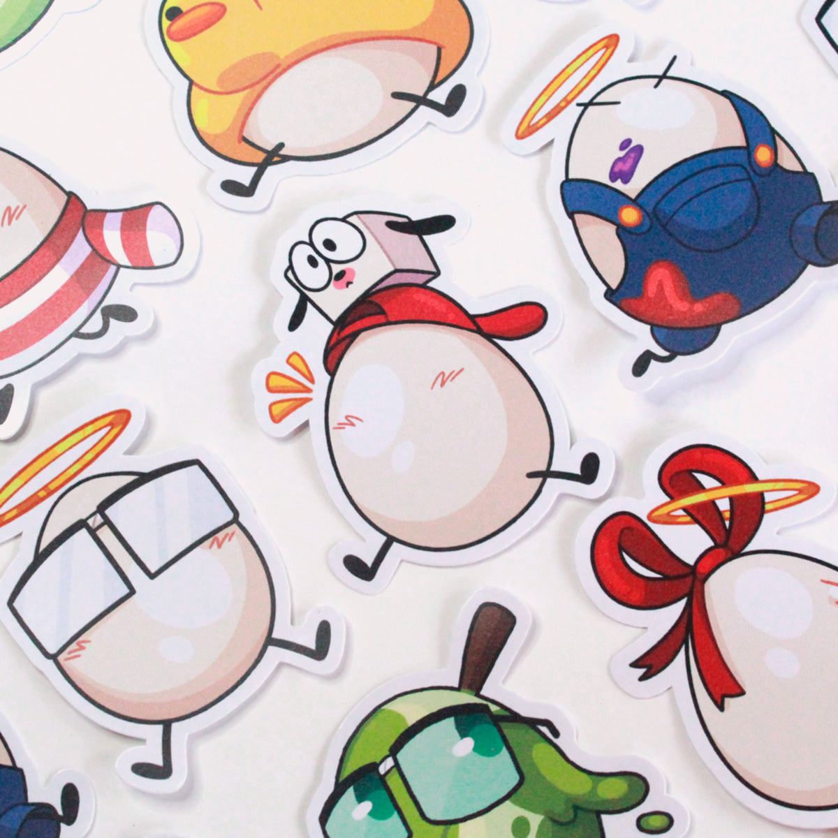 QSMP Huevitos Stickers