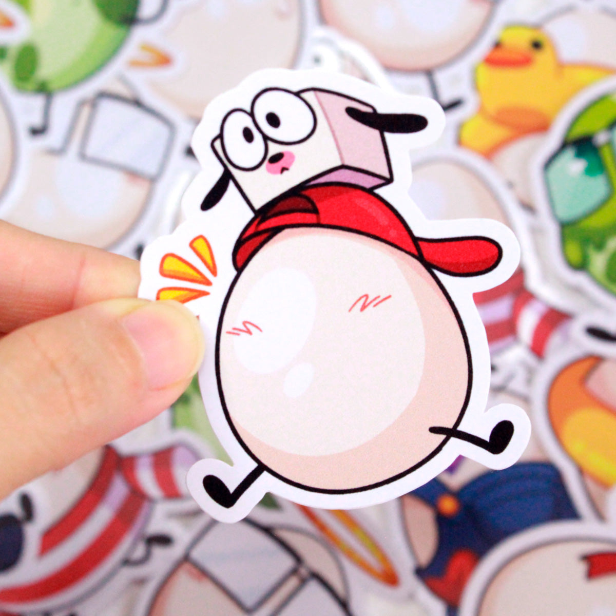 QSMP Huevitos Stickers
