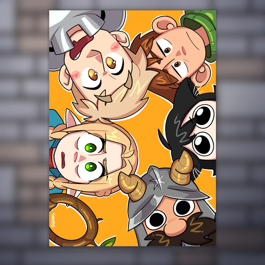 Dungeon Meshi Peek PRINT