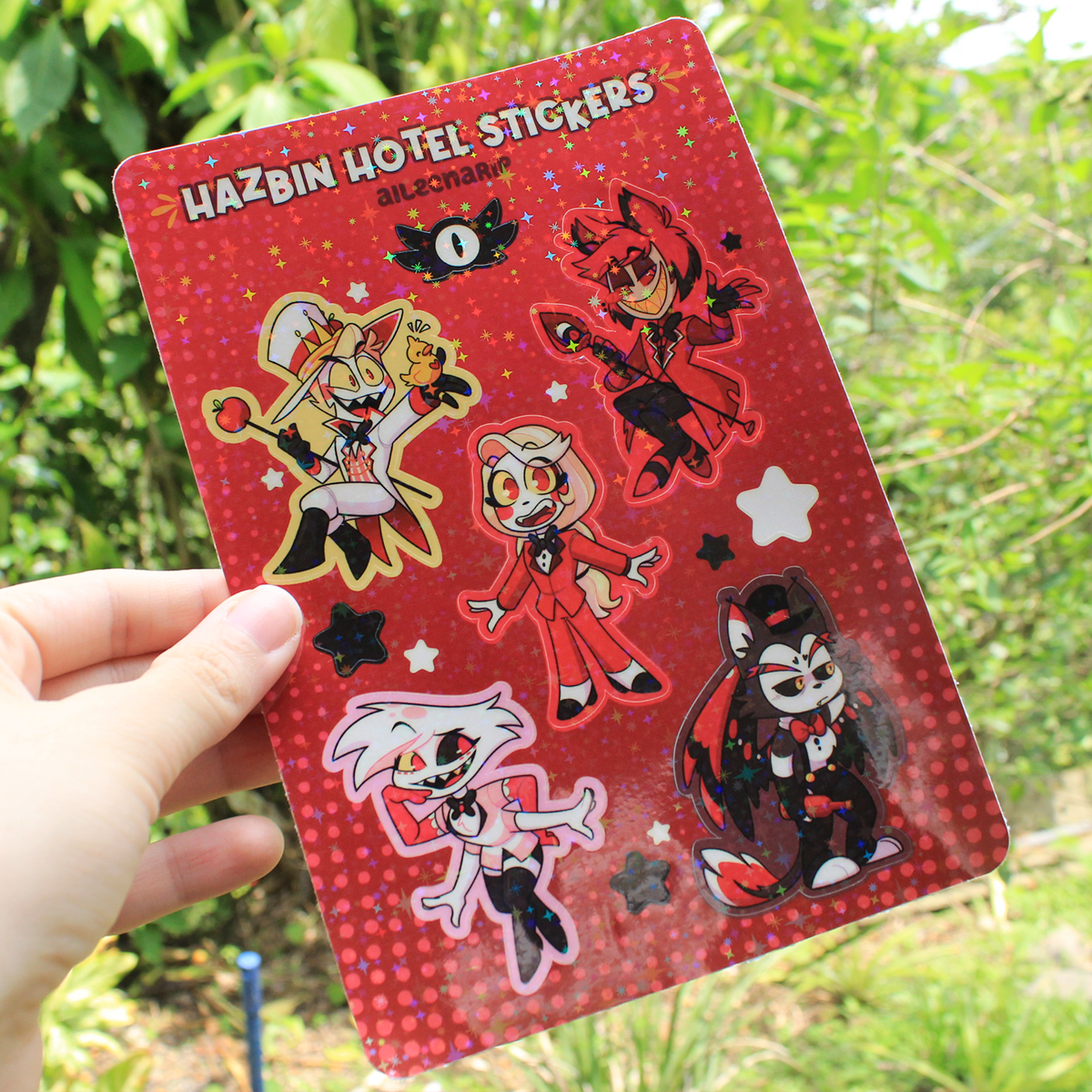 Hazbin Hotel - Lámina de Stickers